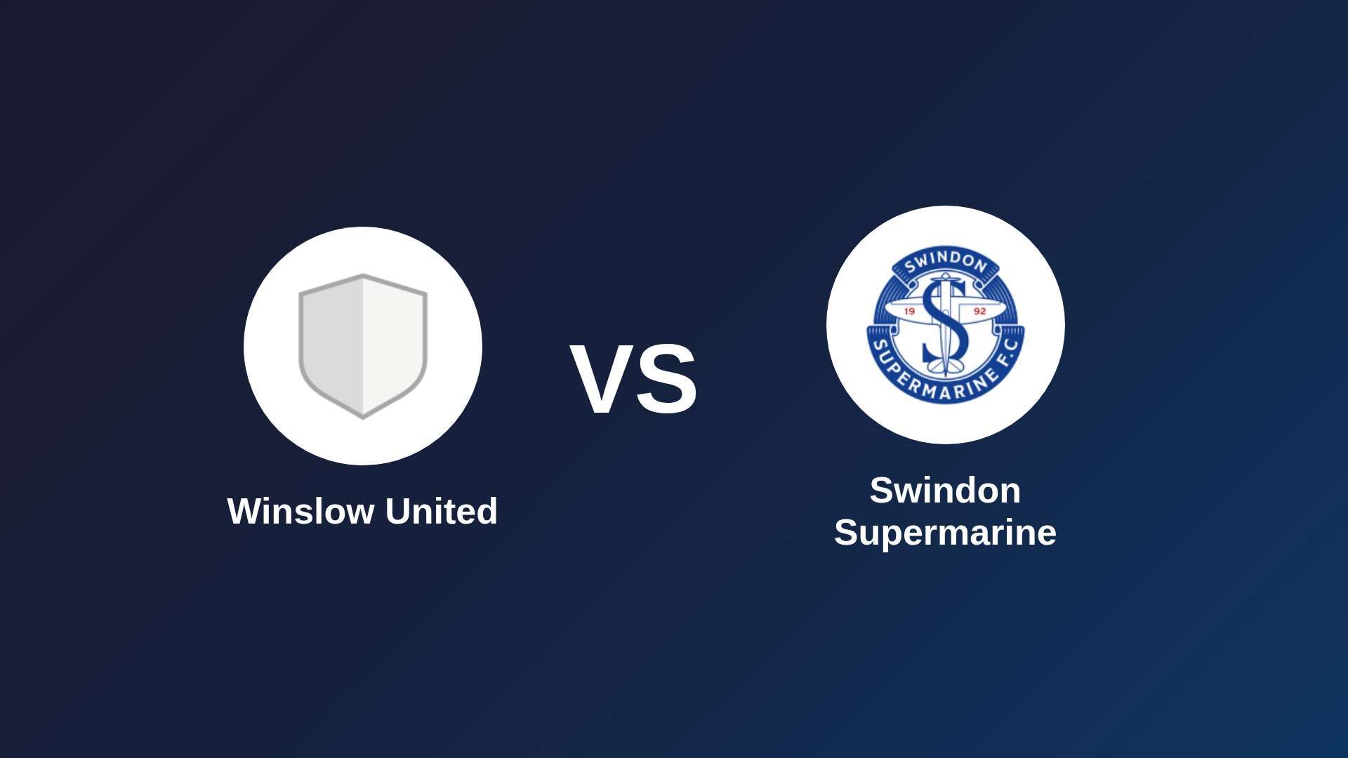 Winslow United vs Swindon Supermarine