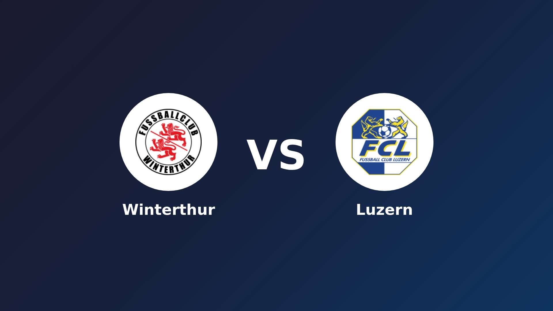 Winterthur vs Luzern