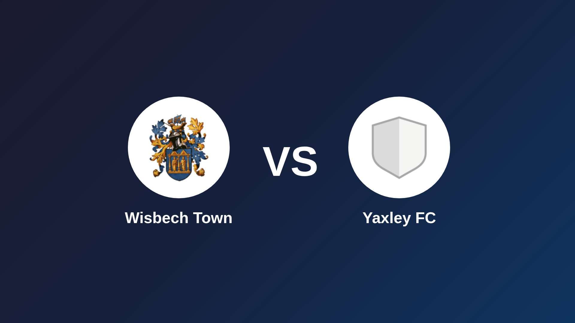 Wisbech Town vs Yaxley FC