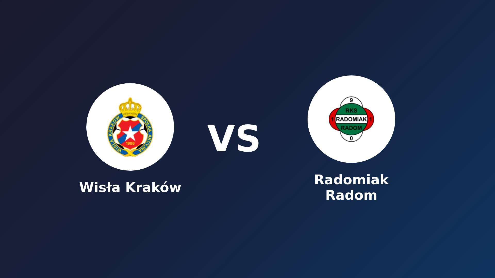Wisła Kraków vs Radomiak Radom