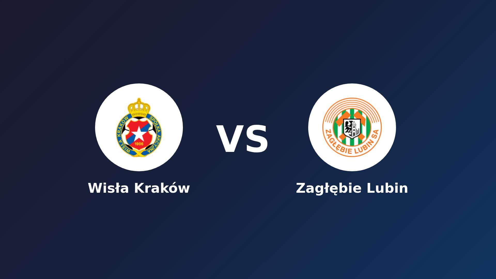 Wisła Kraków vs Zagłębie Lubin