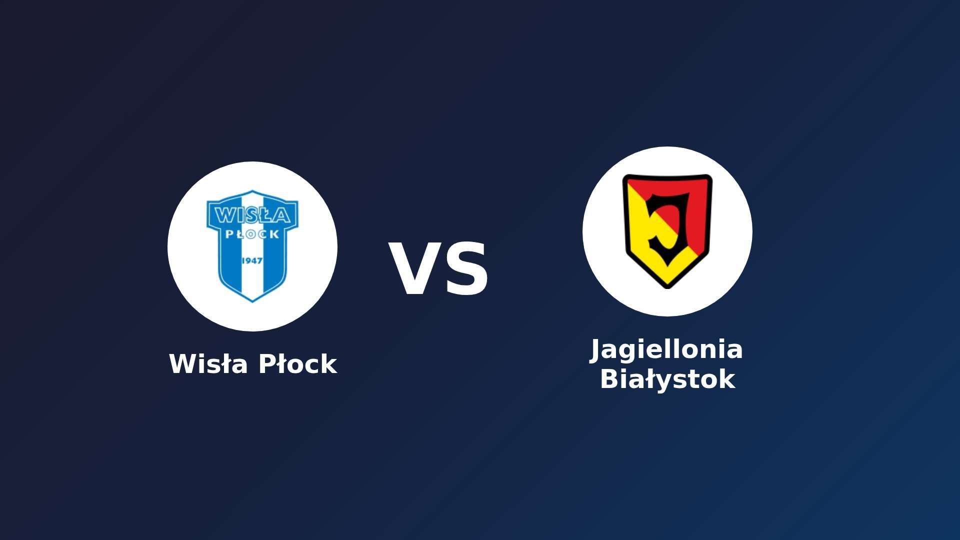 Wisła Płock vs Jagiellonia Białystok