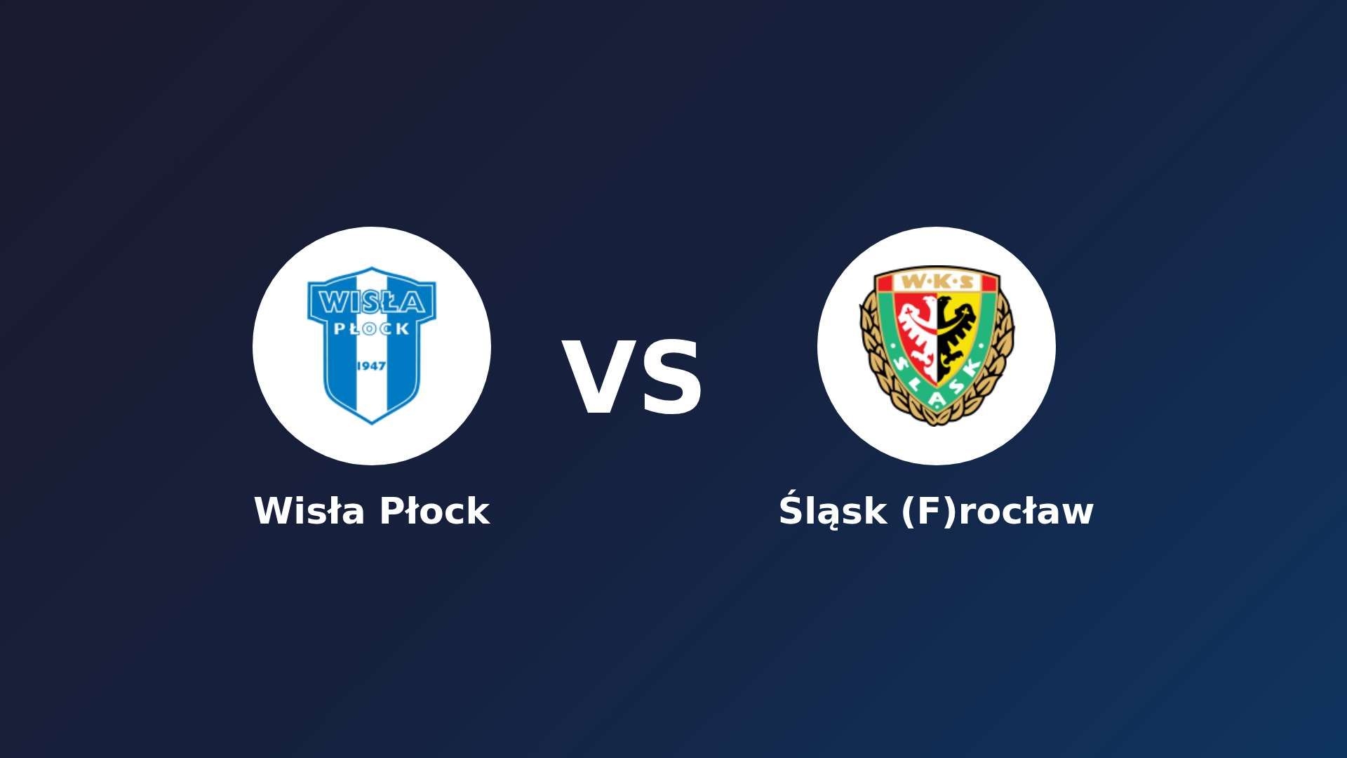 Wisła Płock vs Śląsk (F)rocław