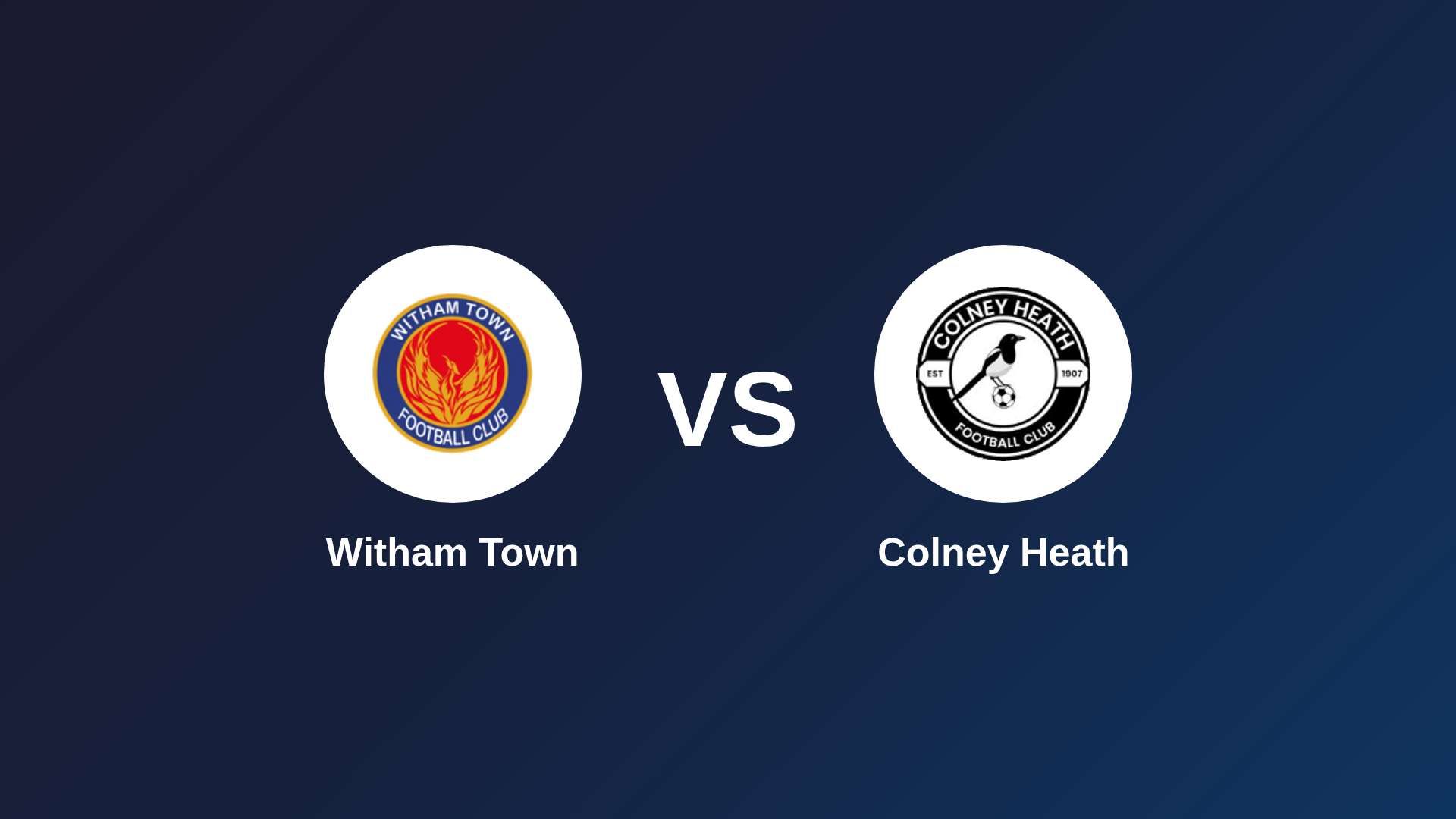 Witham Town vs Colney Heath