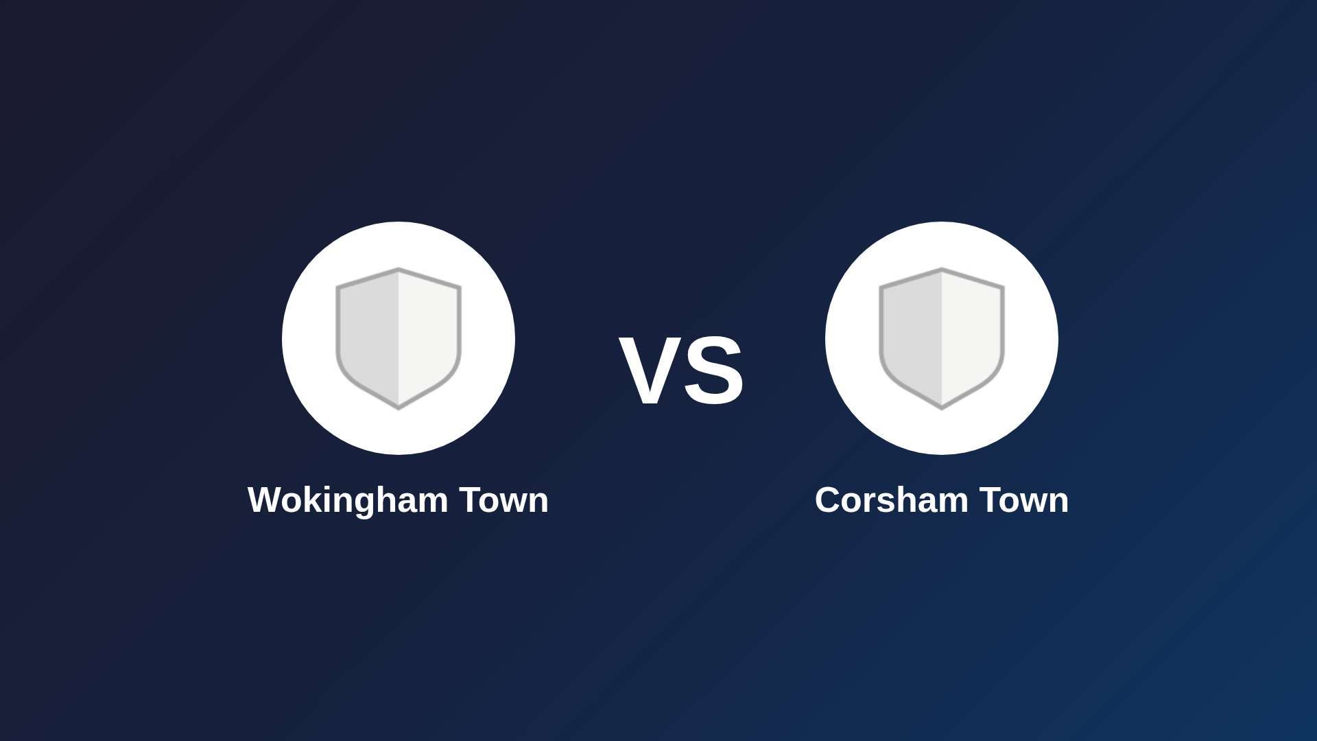 Wokingham Town vs Corsham Town