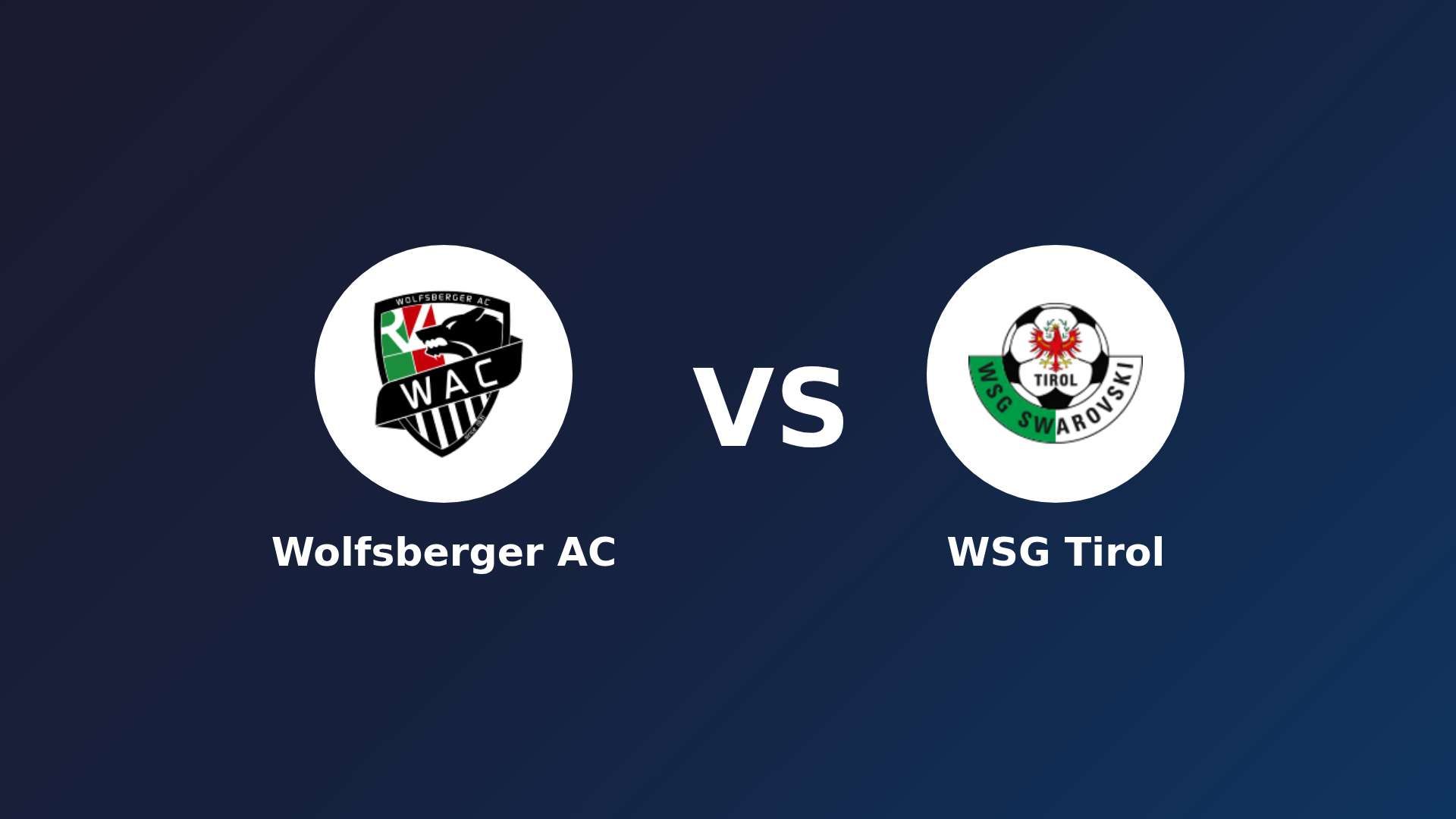 Wolfsberger AC vs (F)SG Tirol