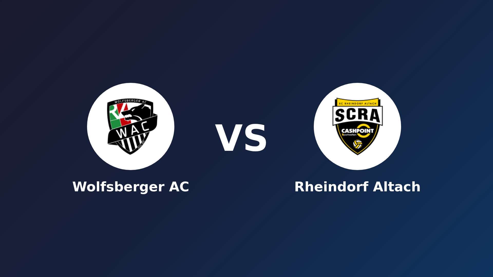 Wolfsberger AC vs Rheindorf Altach