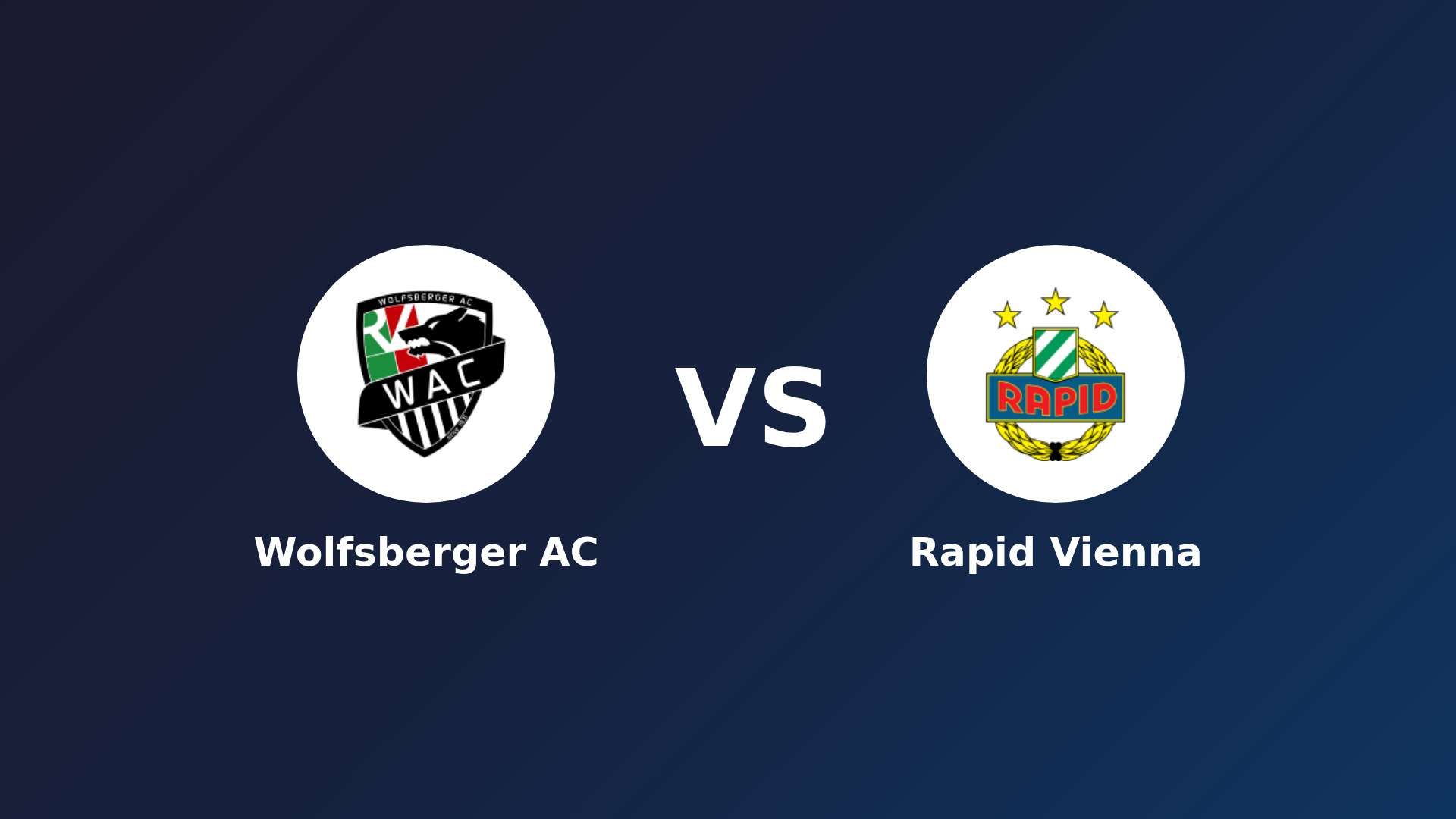 Wolfsberger AC vs SK Rapid