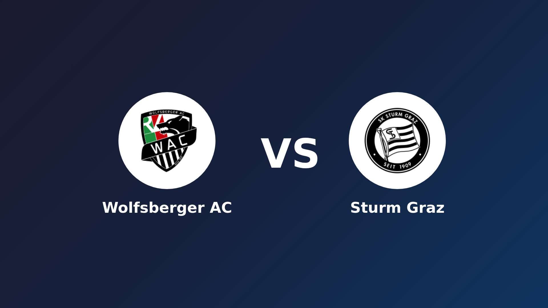 Wolfsberger AC vs Sturm Graz