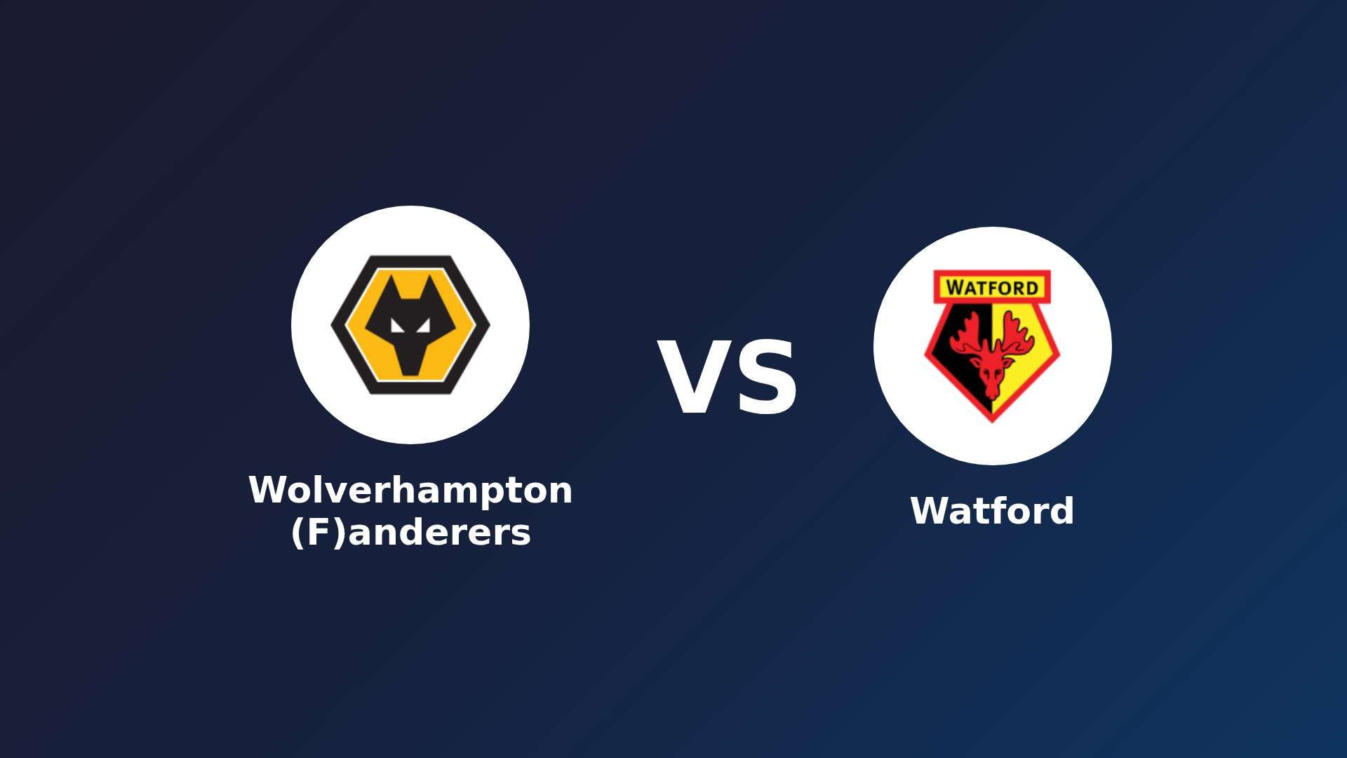 Wolverhampton (F)anderers vs (F)atford
