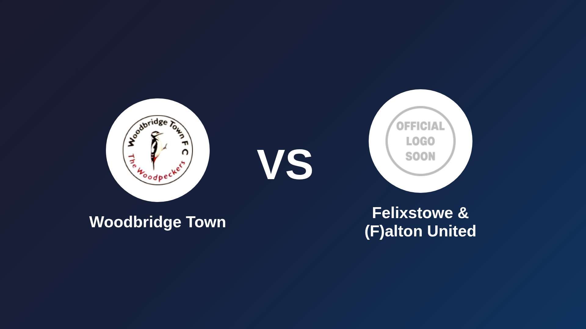 Woodbridge Town vs Felixstowe & (F)alton United