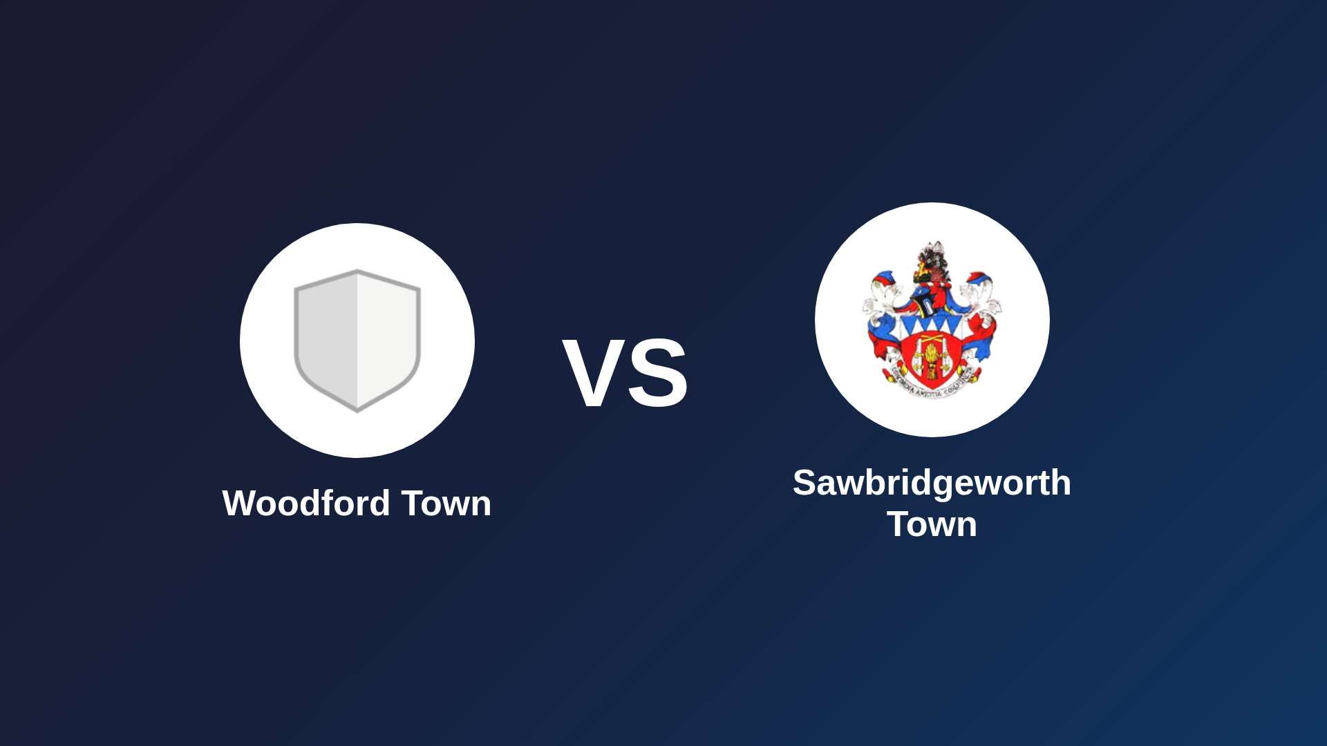 Woodford Town vs Sawbridgeworth Town
