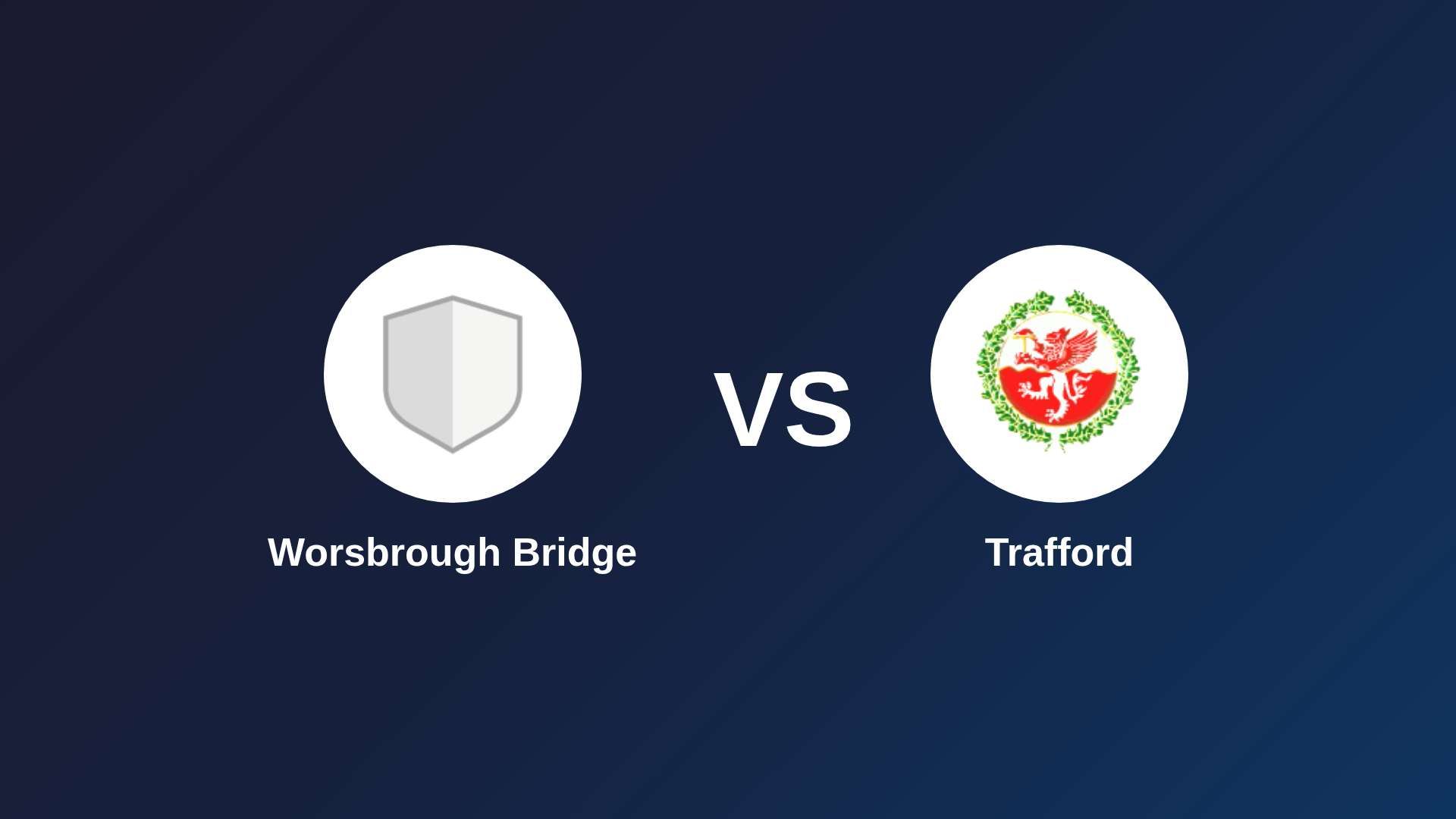 Worsbrough Bridge vs Trafford