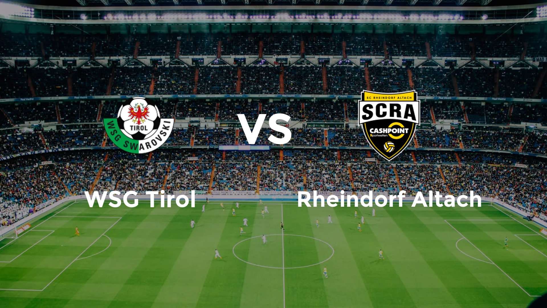 WSG Tirol vs Rheindorf Altach