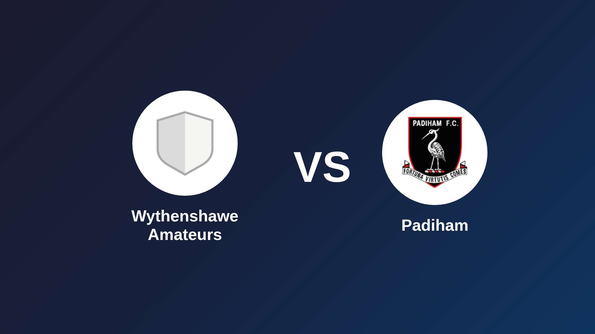 Wythenshawe Amateurs vs Padiham