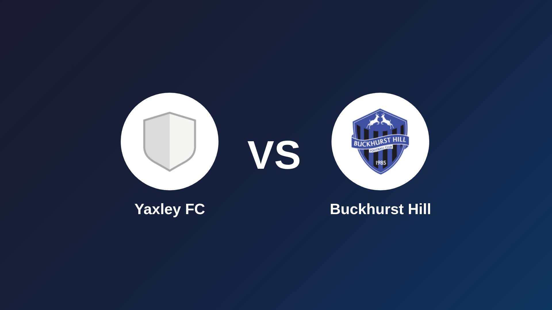 Yaxley FC vs Buckhurst Hill