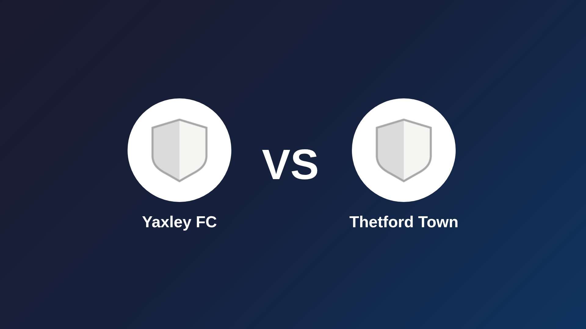 Yaxley FC vs Thetford Town
