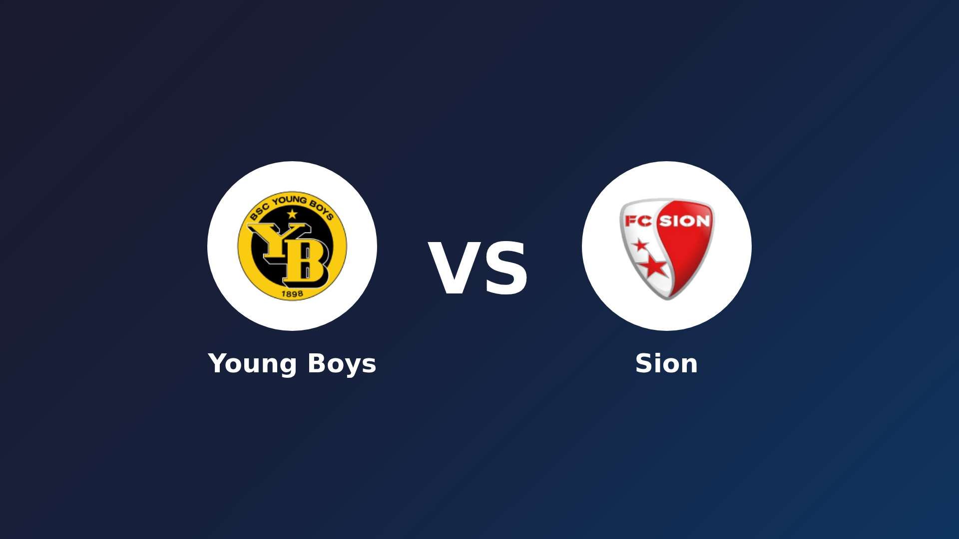 Young Boys vs Sion