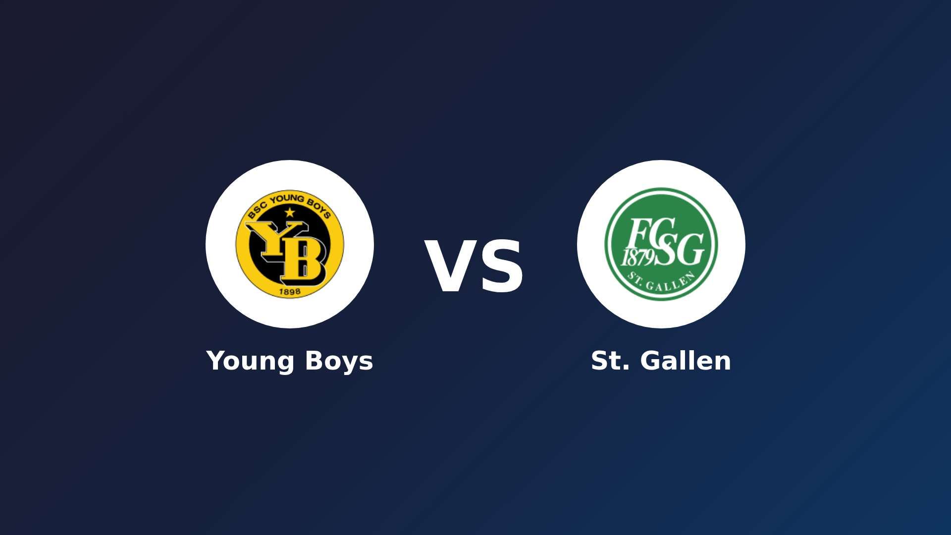 Young Boys vs St. Gallen