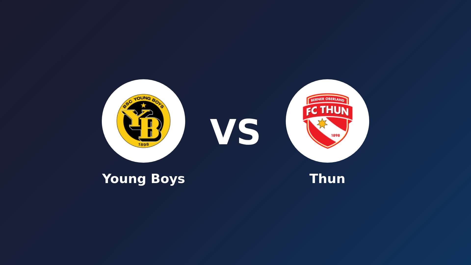 Young Boys vs Thun