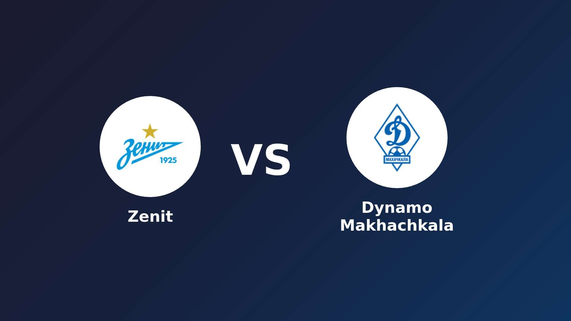 Zenit vs Dynamo Makhachkala