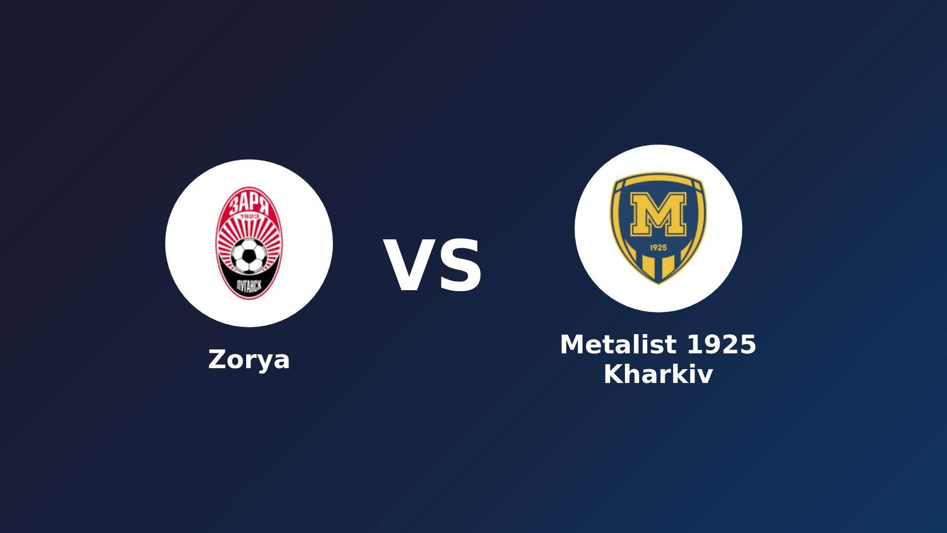 Zorya Luhansk vs Metalist 1925 Kharkiv