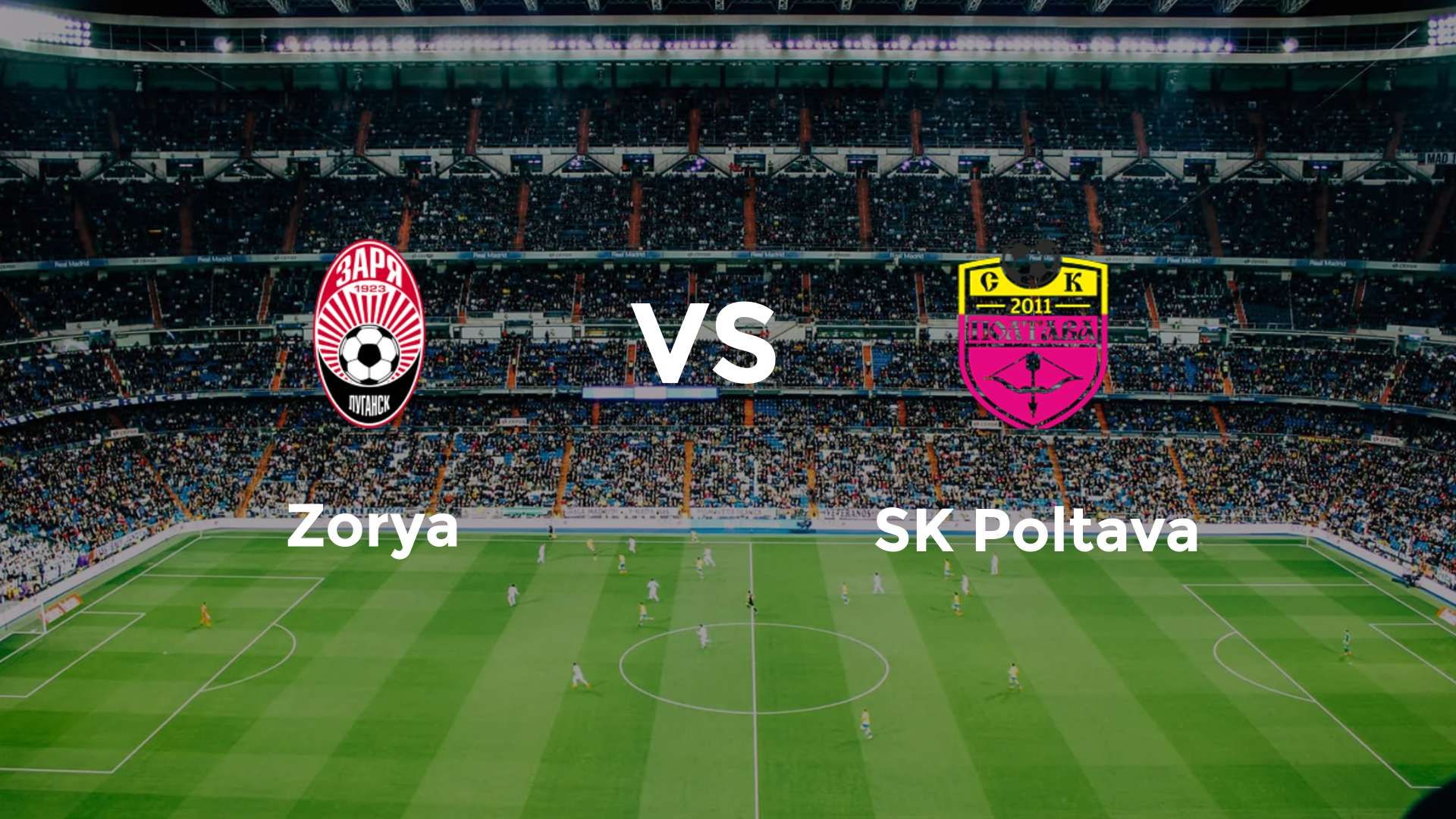 Zorya Luhansk vs SK Poltava