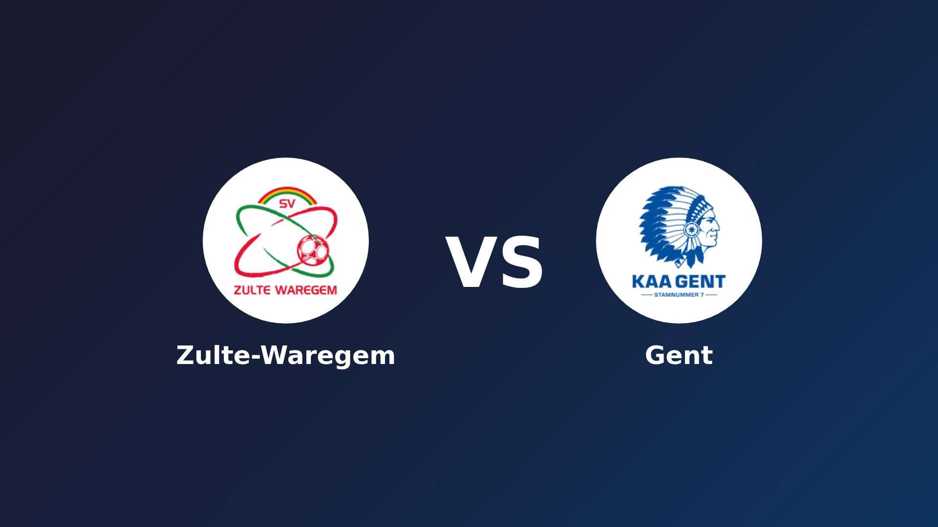 Zulte-Waregem vs Gent