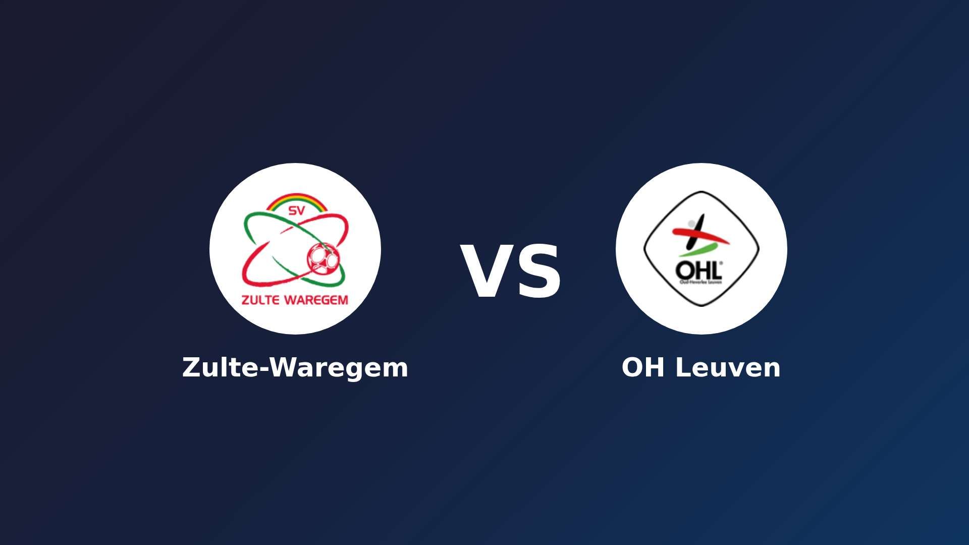 Zulte-Waregem vs OH Leuven