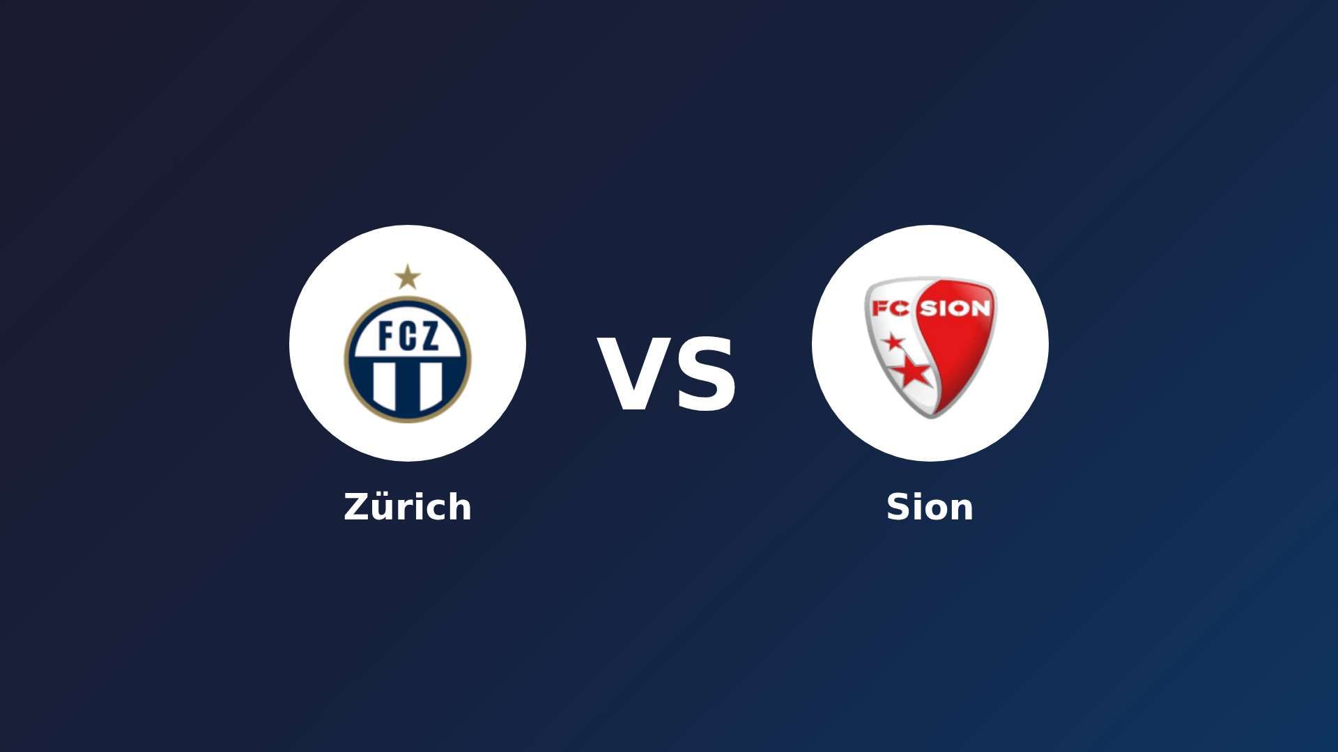 Zürich vs Sion
