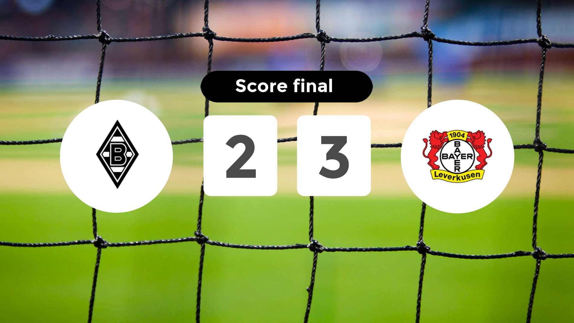 Résumé du match Borussia Mönchengladbach vs Bayer 04 Leverkusen du 23 août 2024