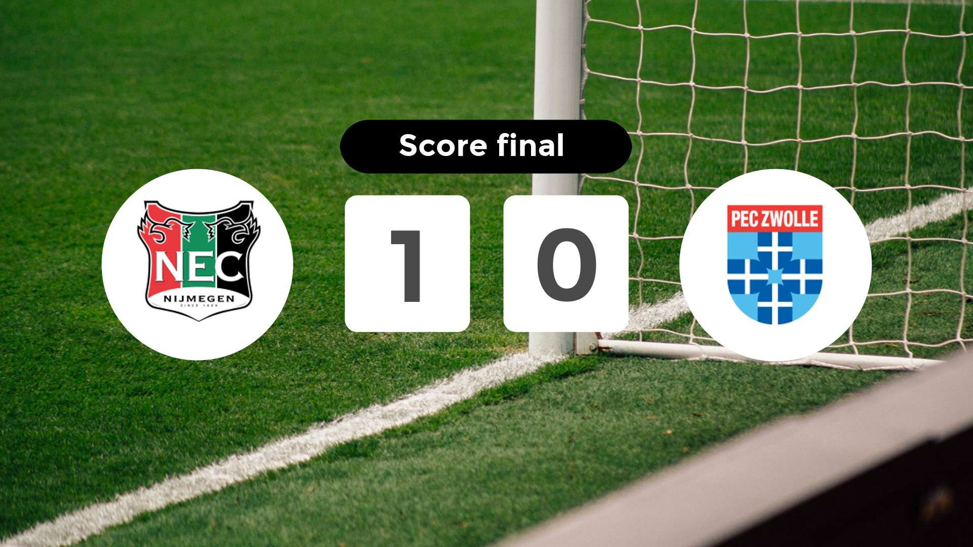 Résumé du match NEC vs PEC Zwolle du 24 août 2024