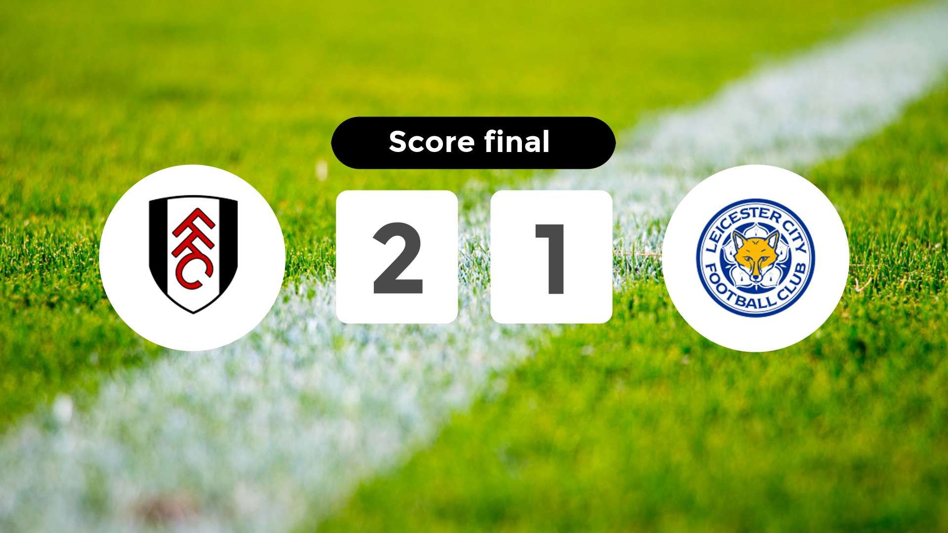 Résumé du match Fulham vs Leicester City du 24 août 2024