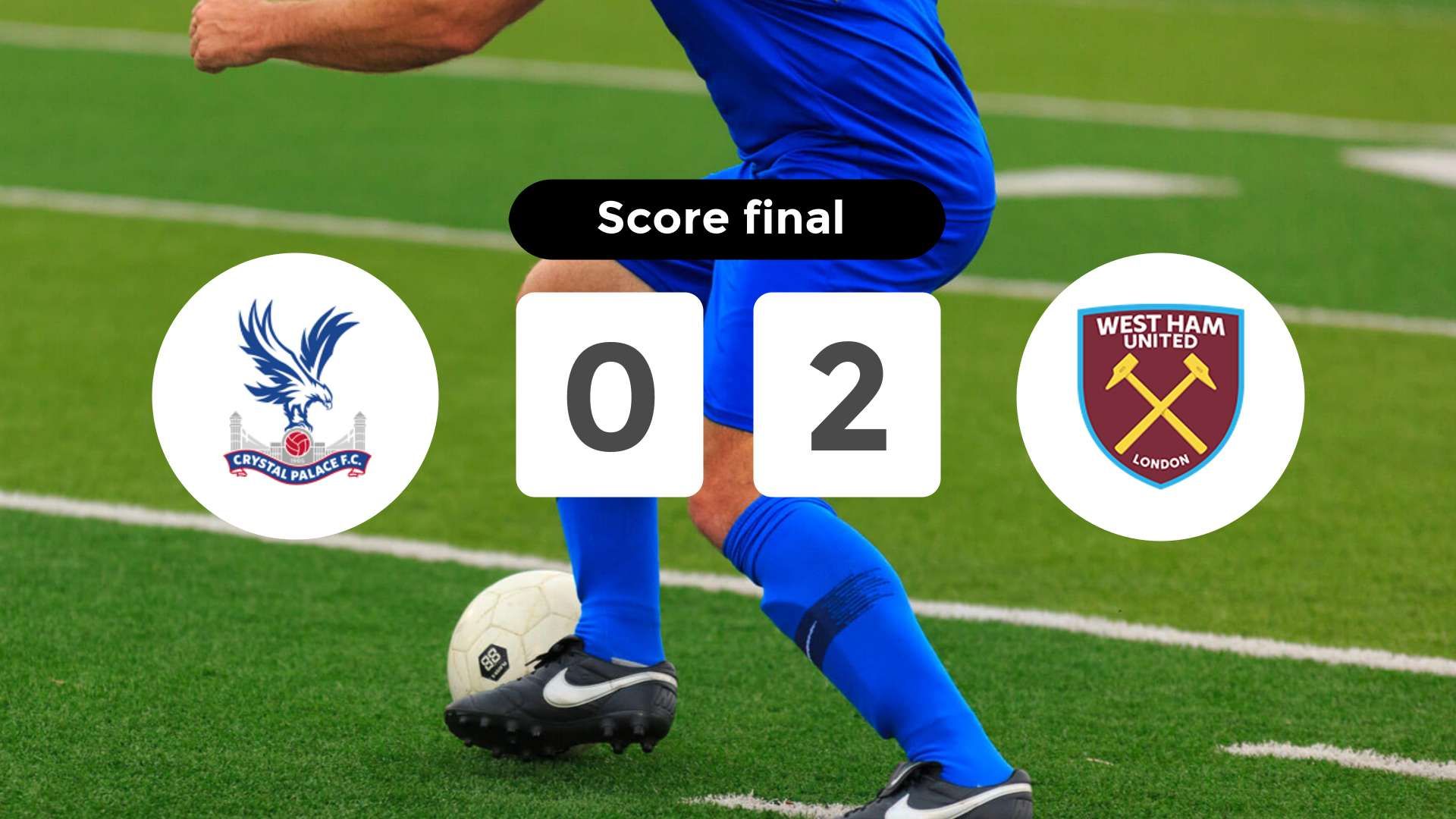 Résumé du match Crystal Palace vs (F)est Ham United du 24 août 2024