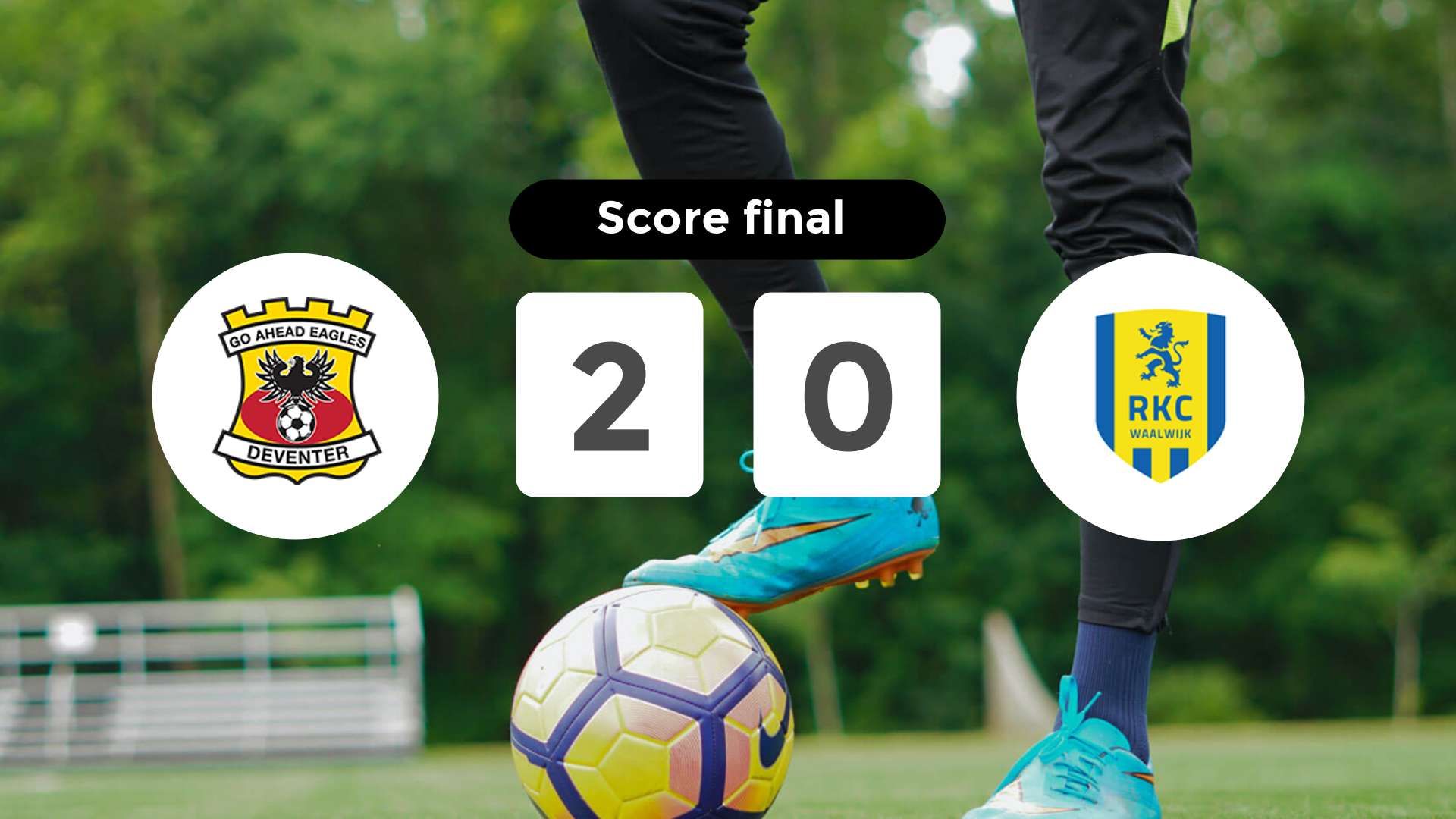 Résumé du match Go Ahead Eagles vs RKC (F)aalwijk du 25 août 2024