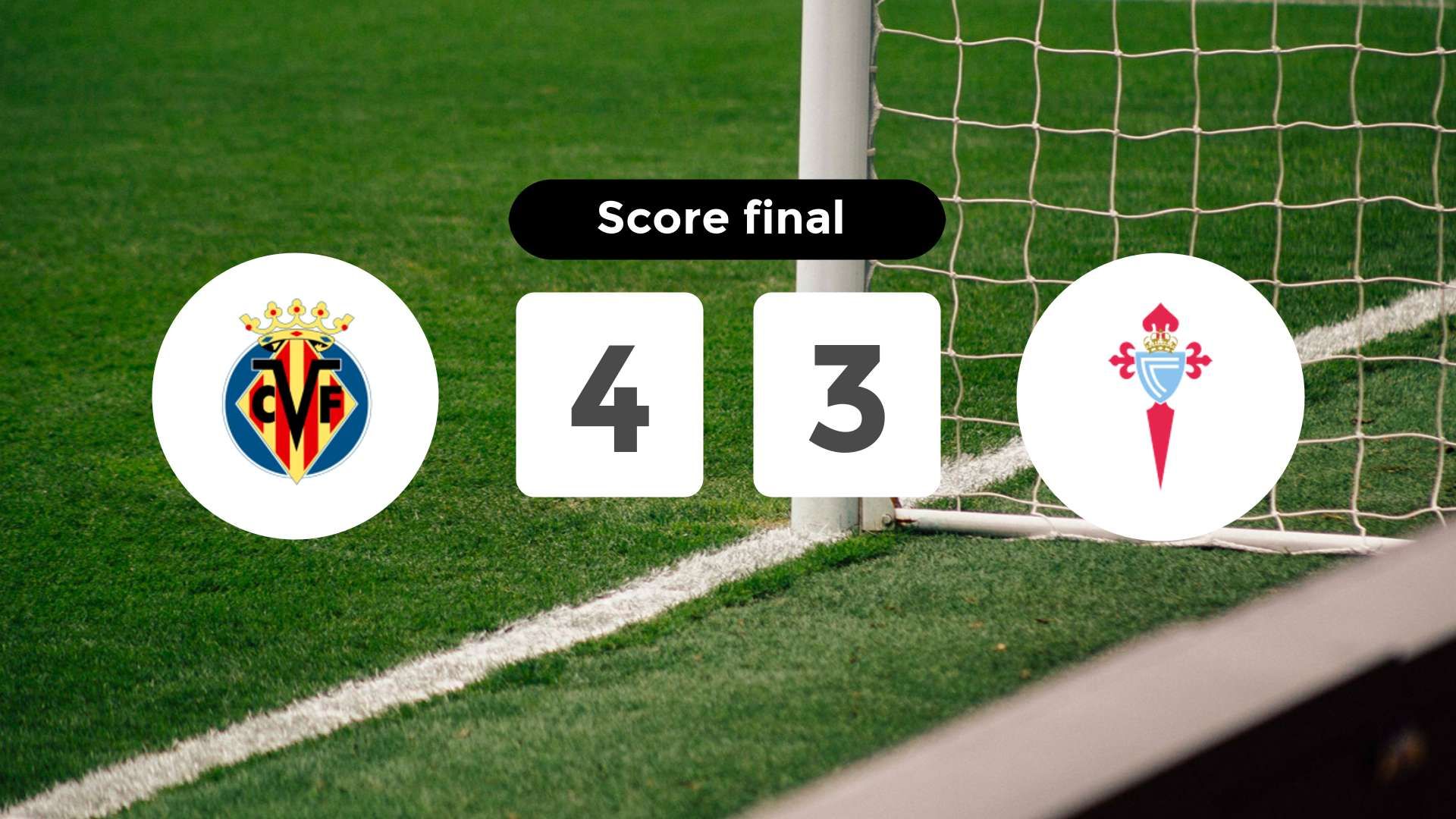 Résumé du match Villarreal vs Celta de Vigo du 28 août 2024