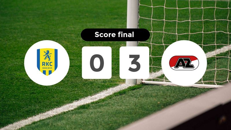 Résumé du match RKC (F)aalwijk vs AZ du 30 août 2024