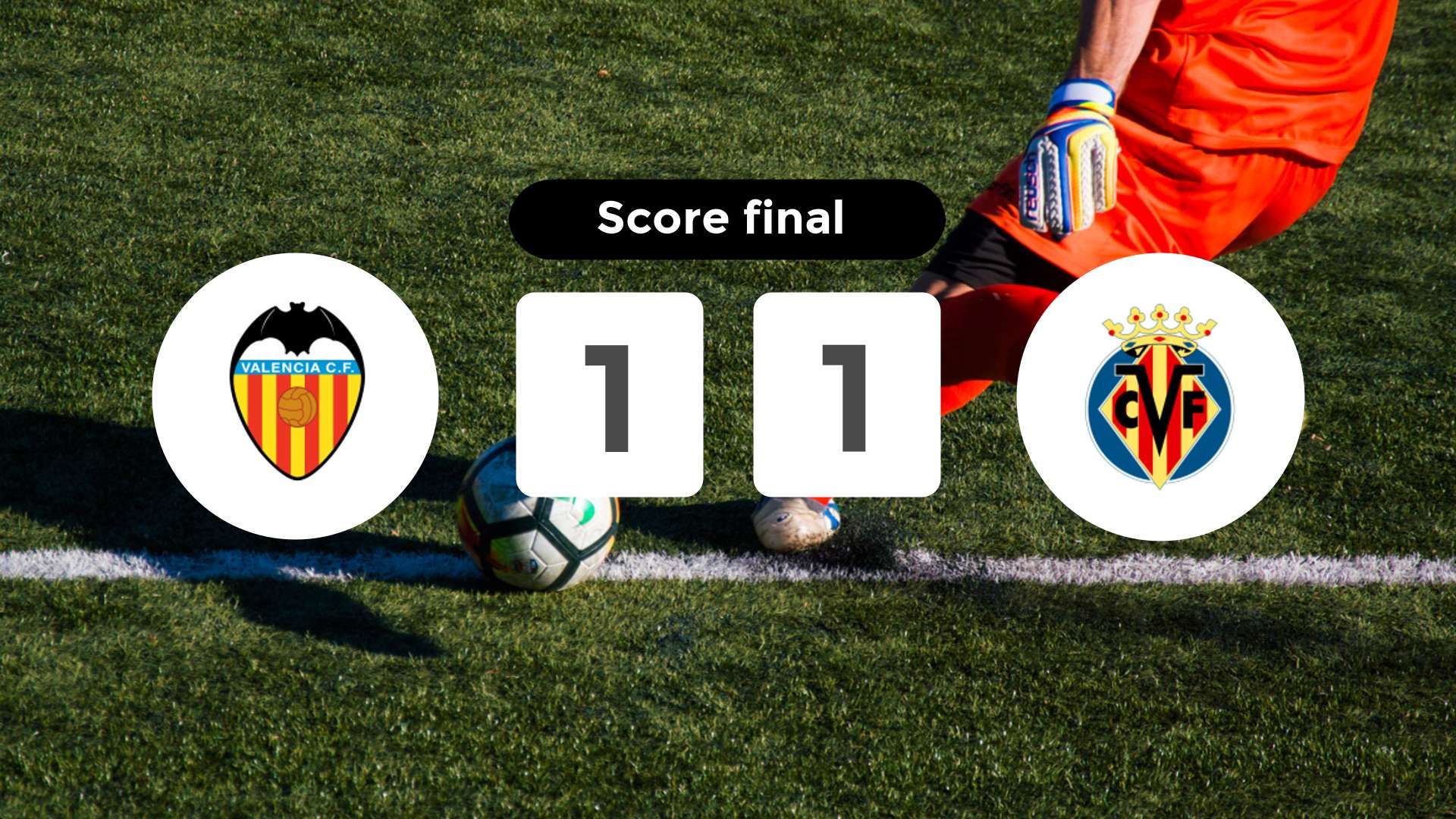 Résumé du match Valencia vs Villarreal du 1 septembre 2024