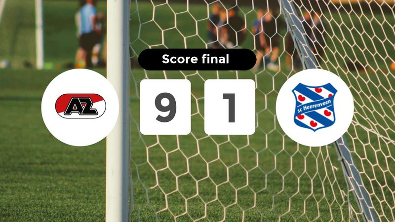 Résumé du match AZ vs SC Heerenveen du 14 septembre 2024