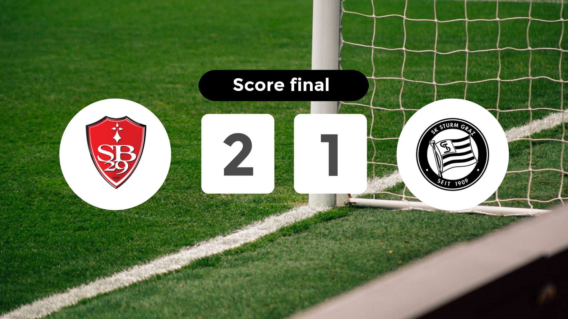Résumé du match Brest vs Sturm Graz du 19 septembre 2024