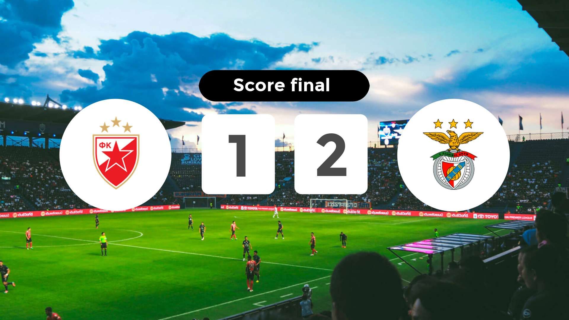 Résumé du match Crvena Zvezda vs Benfica du 19 septembre 2024