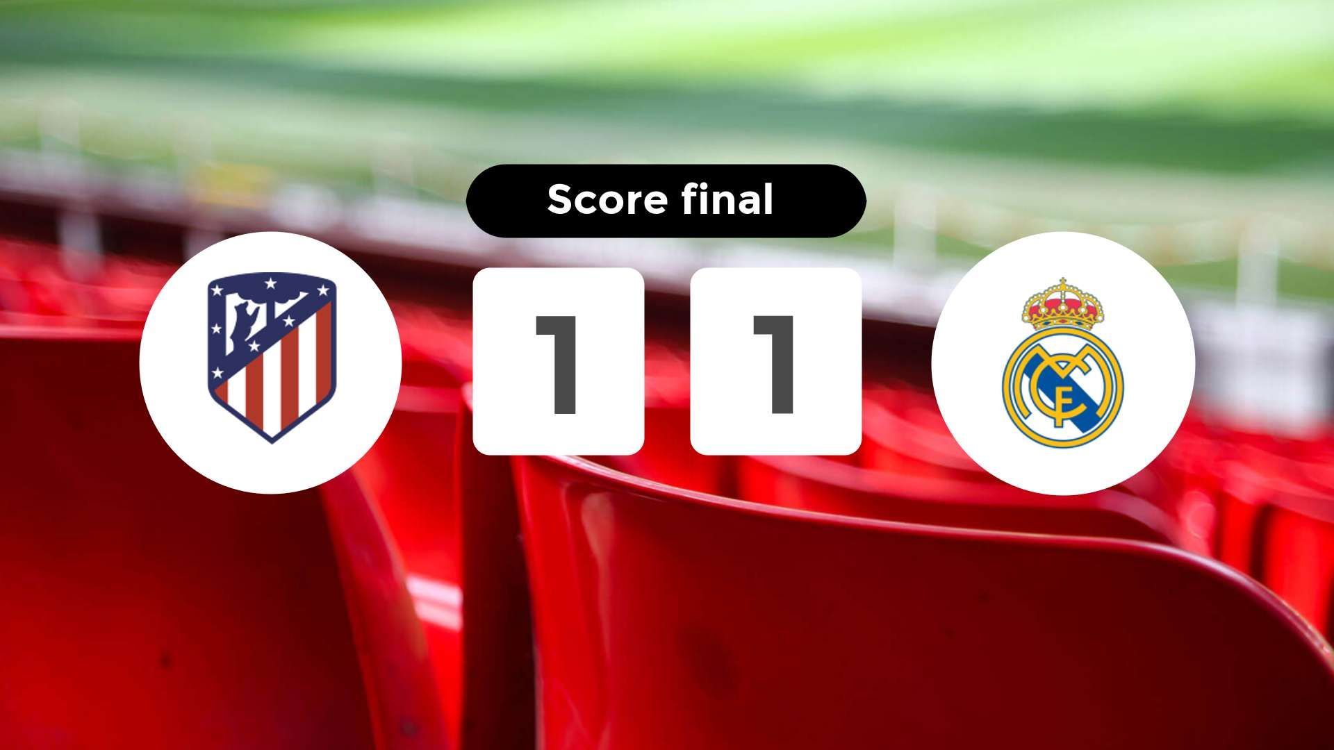 Résumé du match Atlético Madrid vs Real Madrid du 29 septembre 2024