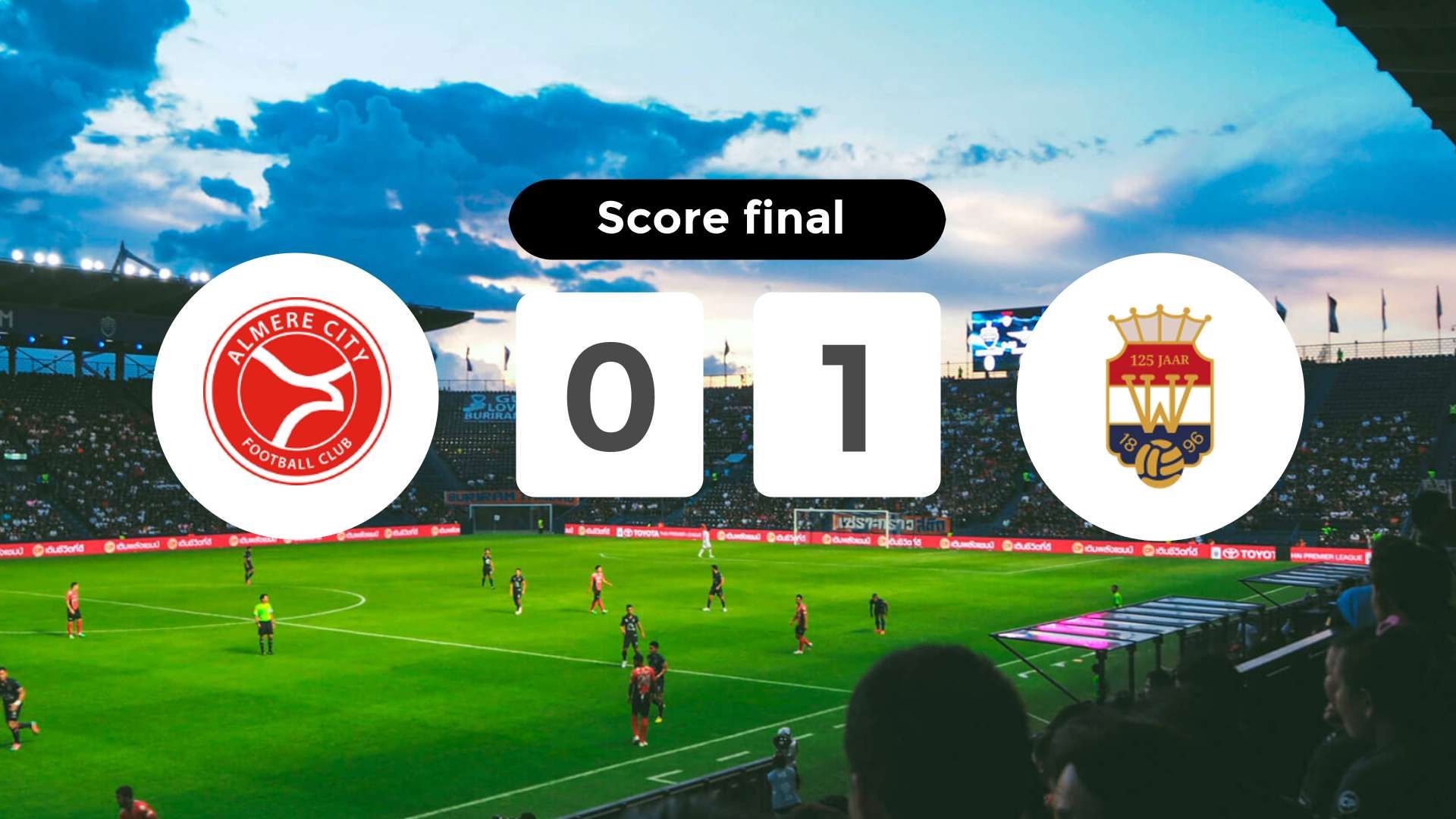 Résumé du match Almere City vs (F)illem II du 4 octobre 2024