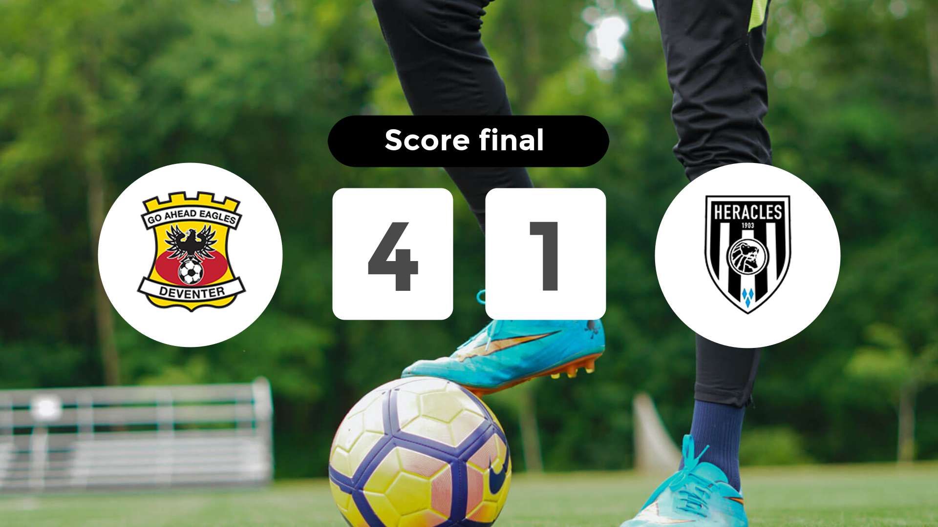 Résumé du match Go Ahead Eagles vs Heracles Almelo du 6 octobre 2024