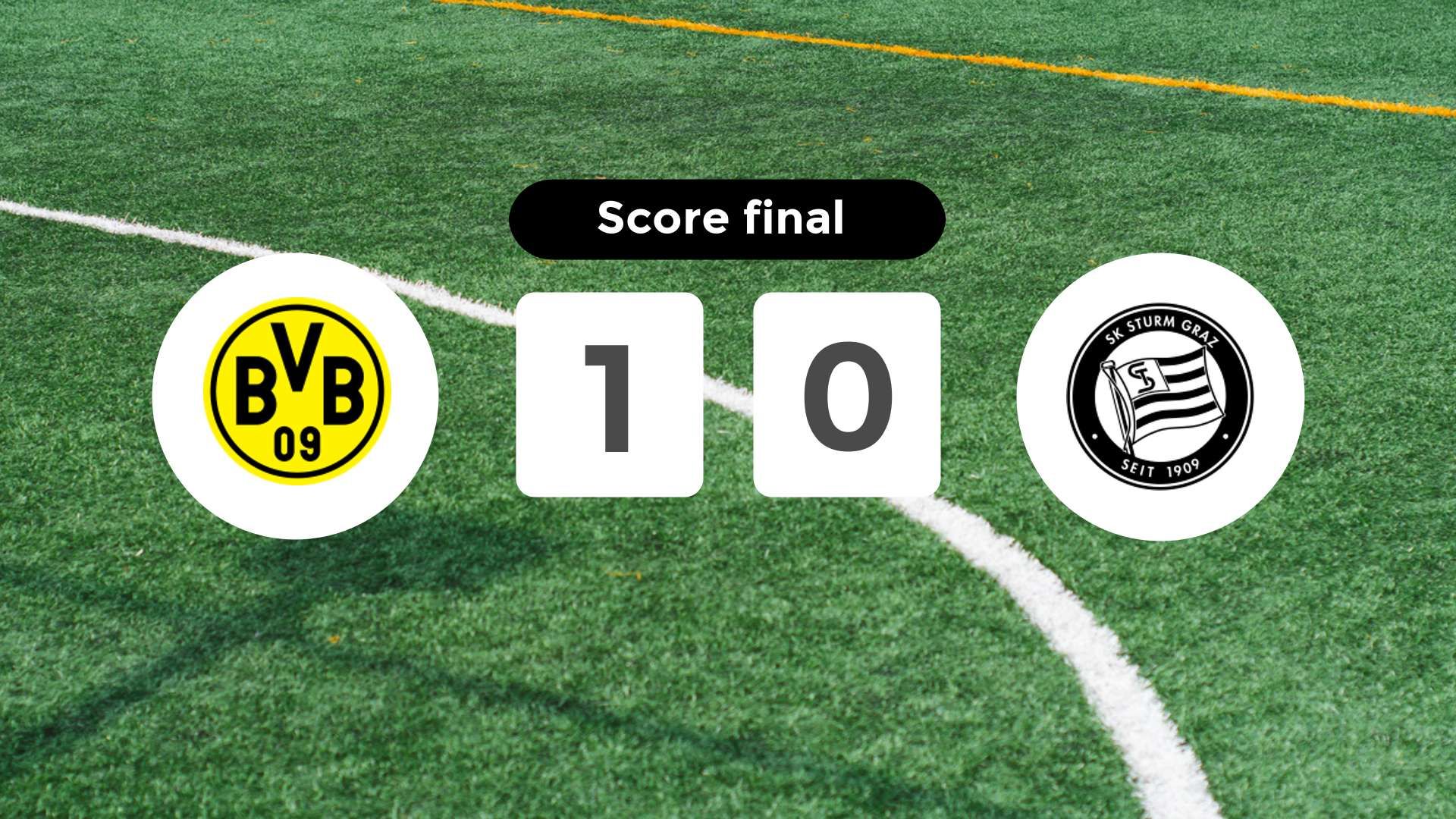 Résumé du match Borussia Dortmund vs Sturm Graz du 5 novembre 2024