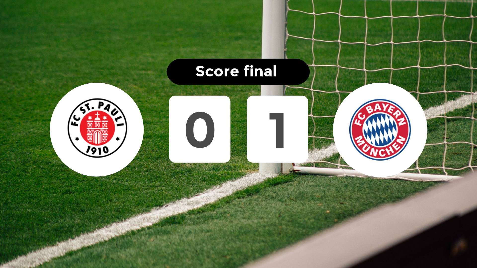 Résumé du match St. Pauli vs FC Bayern München du 9 novembre 2024