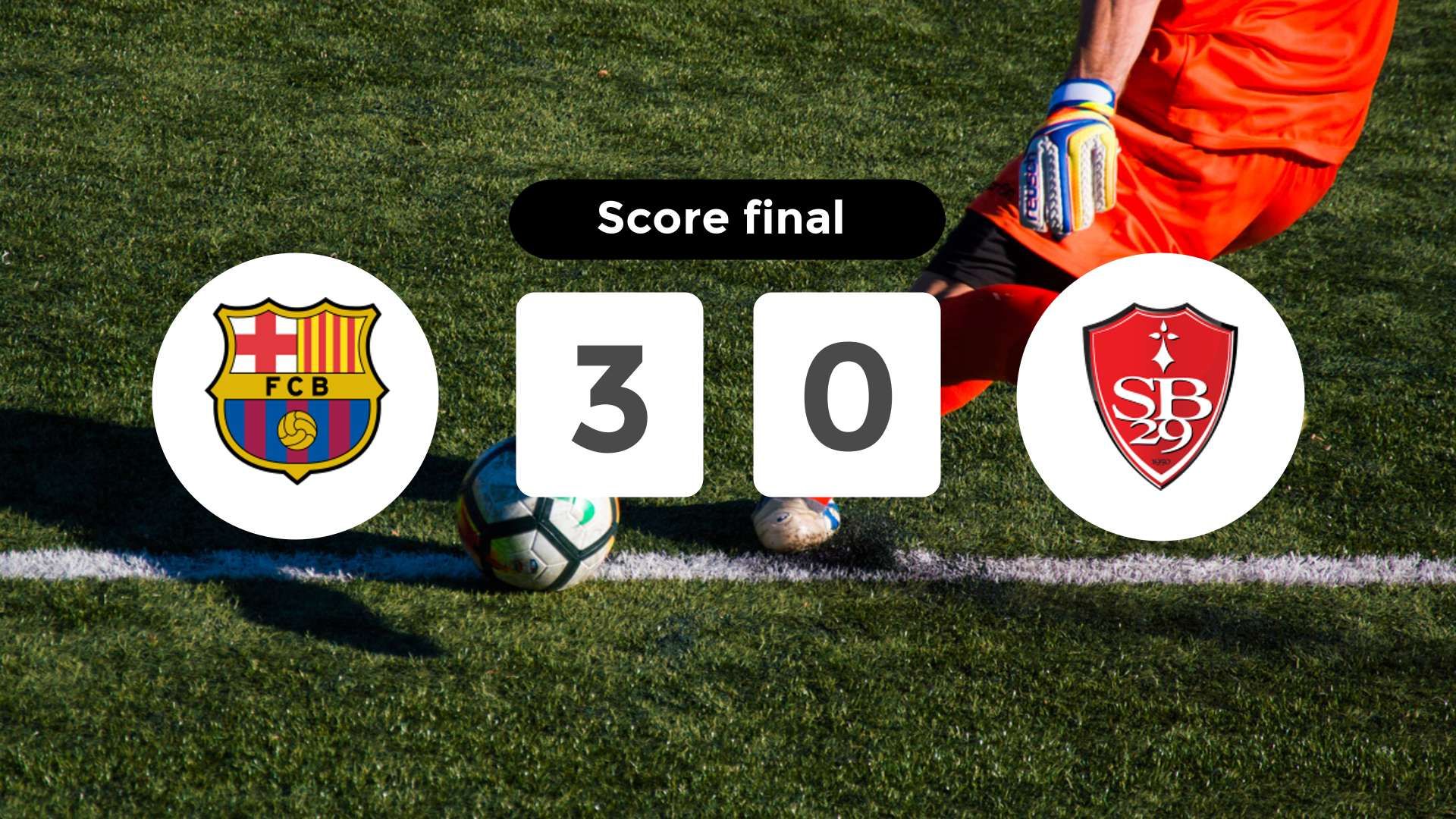 Résumé du match FC Barcelona vs Brest du 26 novembre 2024