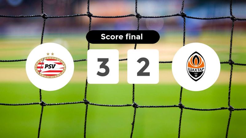 Résumé du match PSV vs Shakhtar Donetsk du 27 novembre 2024