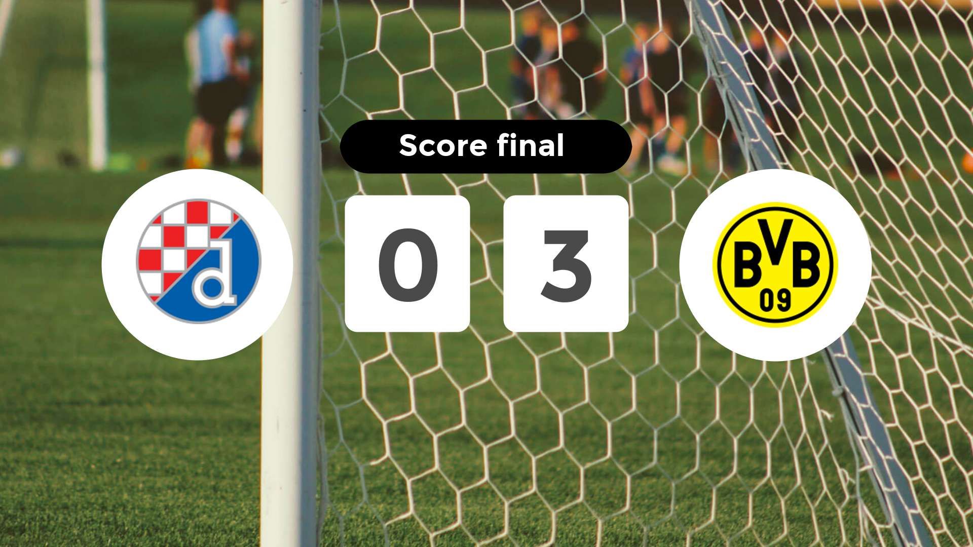 Résumé du match Dinamo Zagreb vs Borussia Dortmund du 27 novembre 2024