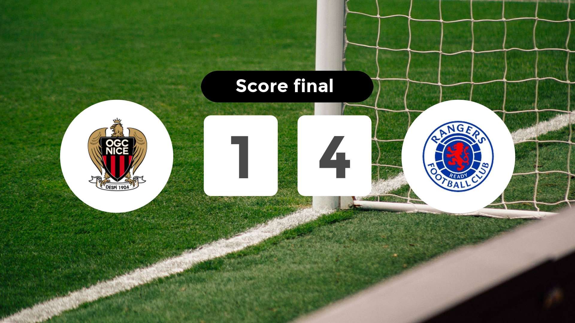 Résumé du match Nice vs Rangers du 28 novembre 2024